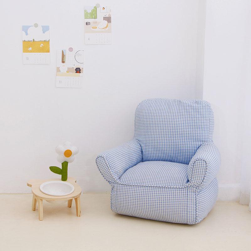 Dailypets Cozy Cat Sofa Bed – Soft Mini Chair with Raised Back and Armrests