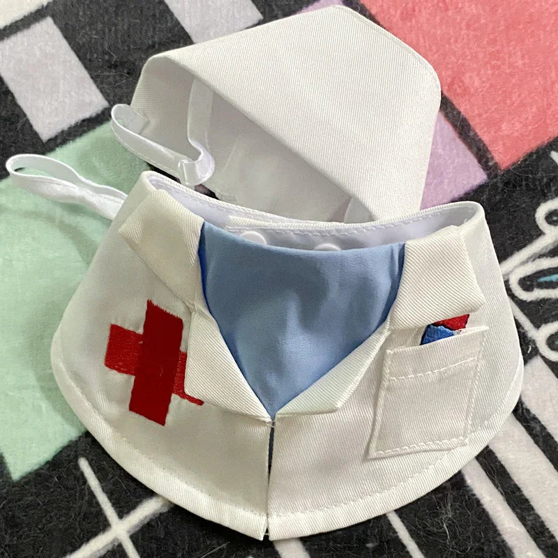 Dailypets Medical-Themed Cat Costume Set for Parties and Special Occasions