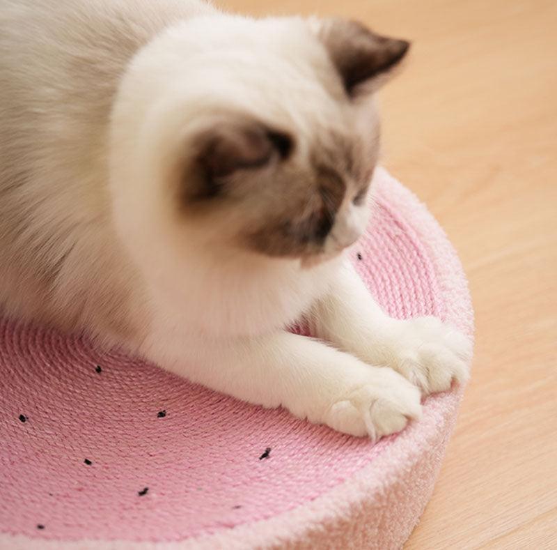 Dailypets Cartoon Pig Cat Scratcher and Bowl-Shaped Lounger with High-Density Sisal Surface