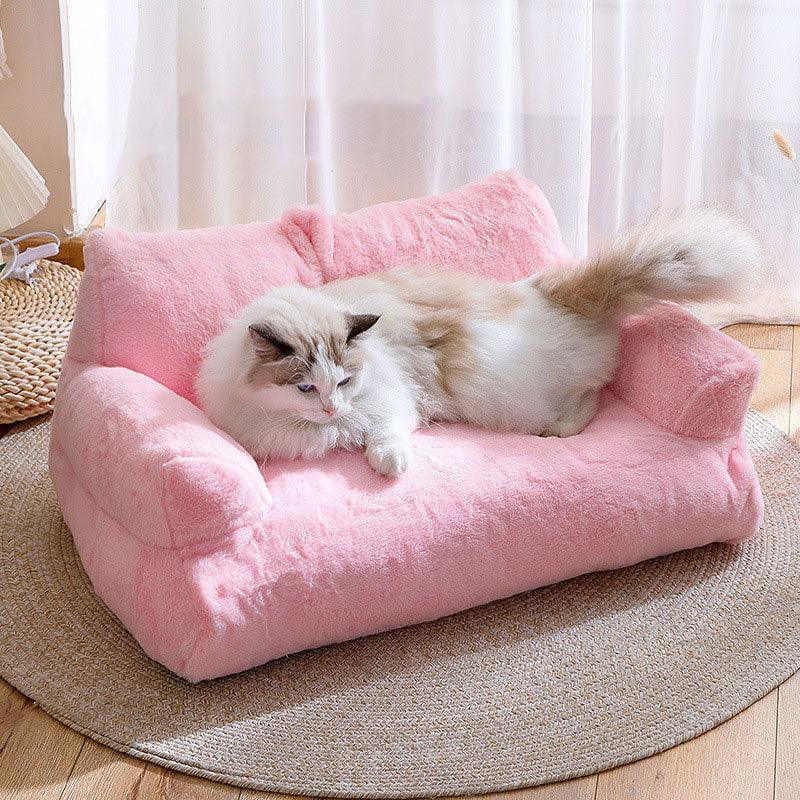 Dailypets ComfyPaw Cat Sofa – Modern Plush Bed with Removable Cover