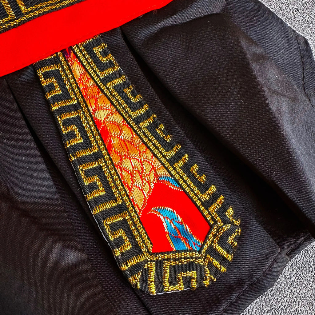 Dailypets Ancient Warrior Cat Costume with Traditional Hanfu-Inspired Design