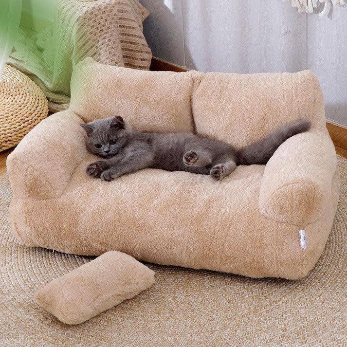Dailypets ComfyPaw Cat Sofa – Modern Plush Bed with Removable Cover