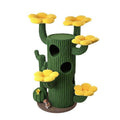 Dailypets Desert Bloom Cactus Cat Tree with Multi-Level Condos and Sisal Scratching Posts