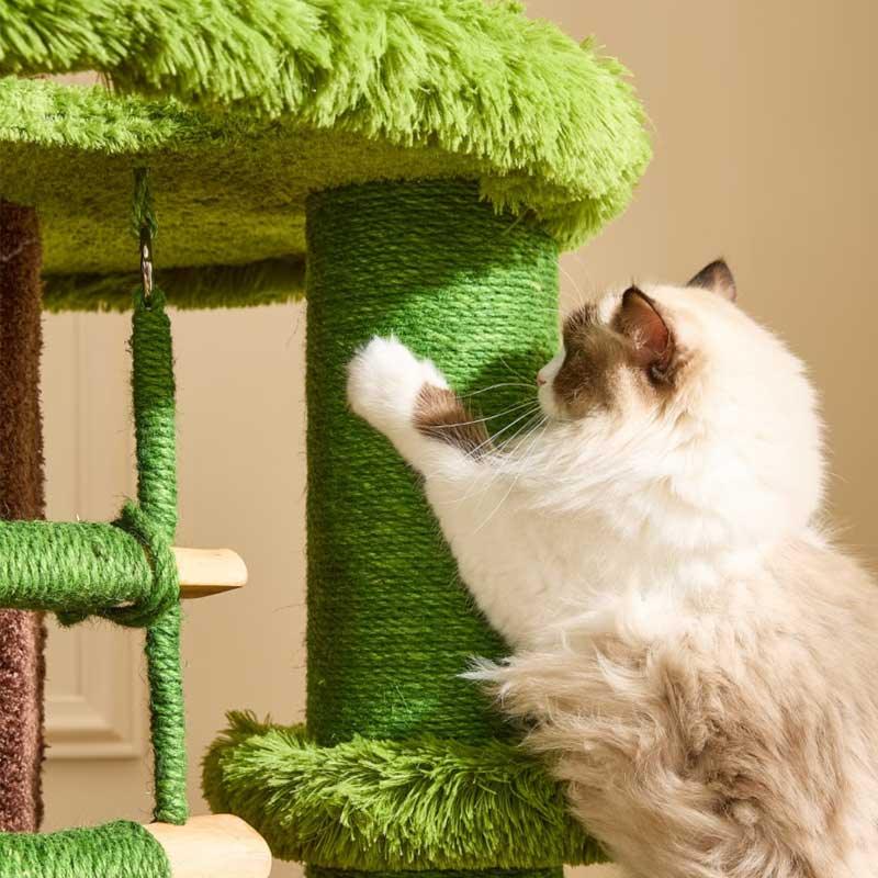 Dailypets Jungle Cat Tree – Tall 205cm Cat Castle for Large and Multi-Cat Homes
