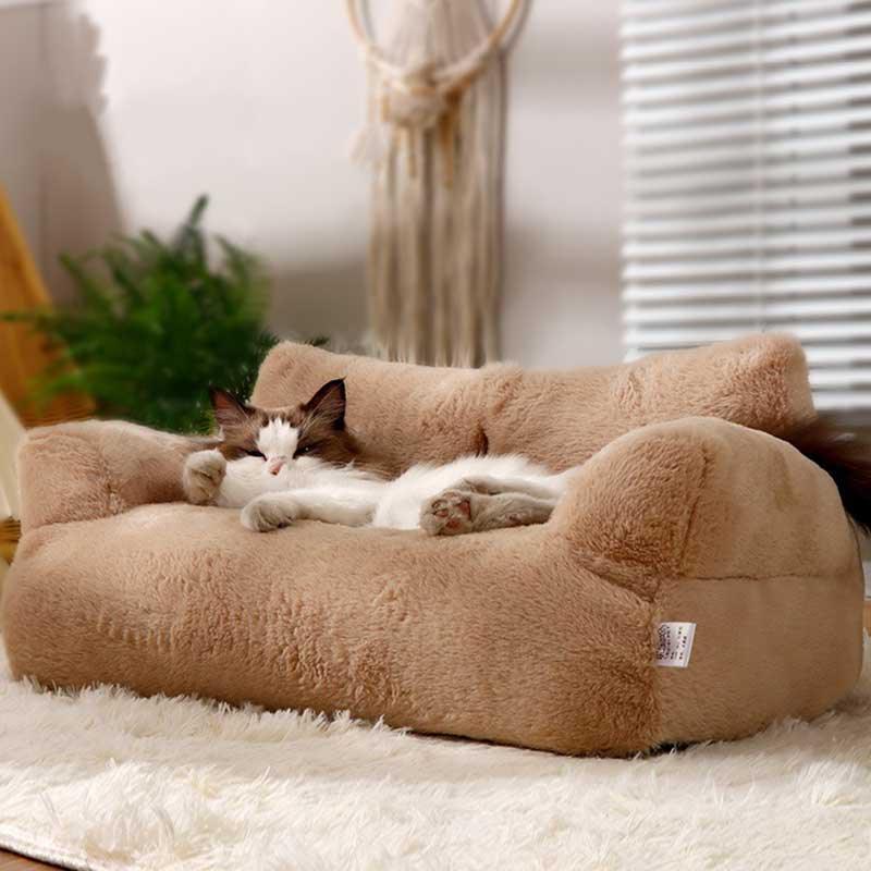 Dailypets ComfyPaw Cat Sofa – Modern Plush Bed with Removable Cover