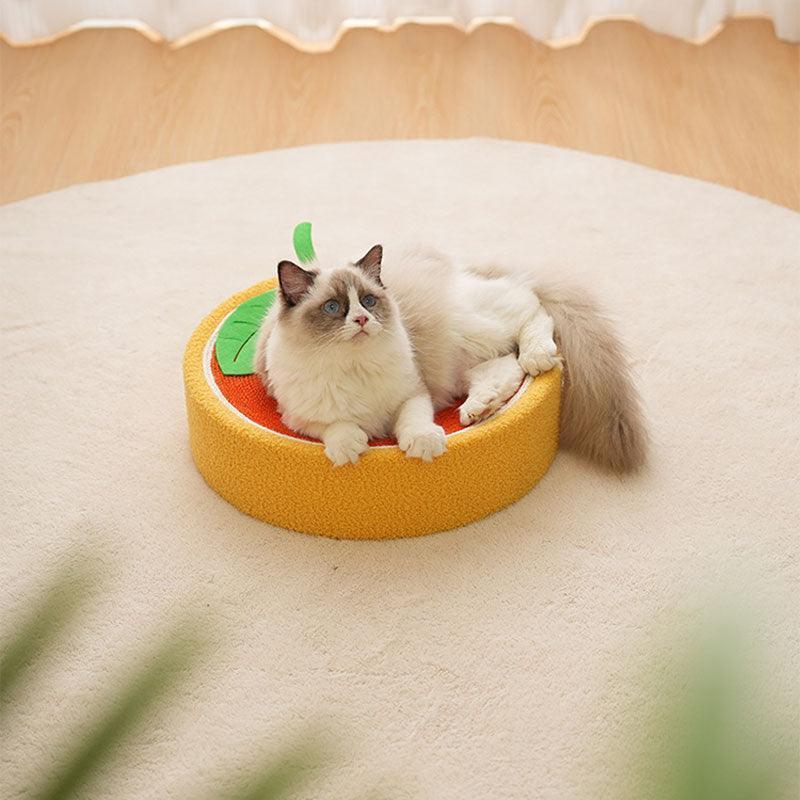 Dailypets Cartoon Pig Cat Scratcher and Bowl-Shaped Lounger with High-Density Sisal Surface