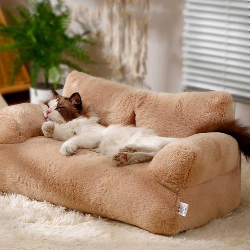Dailypets ComfyPaw Cat Sofa – Modern Plush Bed with Removable Cover
