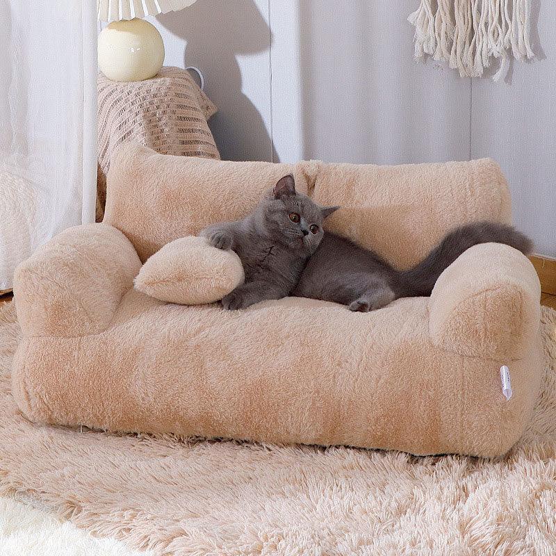 Dailypets ComfyPaw Cat Sofa – Modern Plush Bed with Removable Cover
