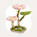 Dailypets Blossom Cat Tree with Solid Wood Posts and Sisal Scratcher