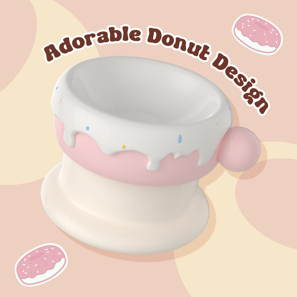 Dailypets Cute Ceramic Cat Bowl Set for Daily Meals