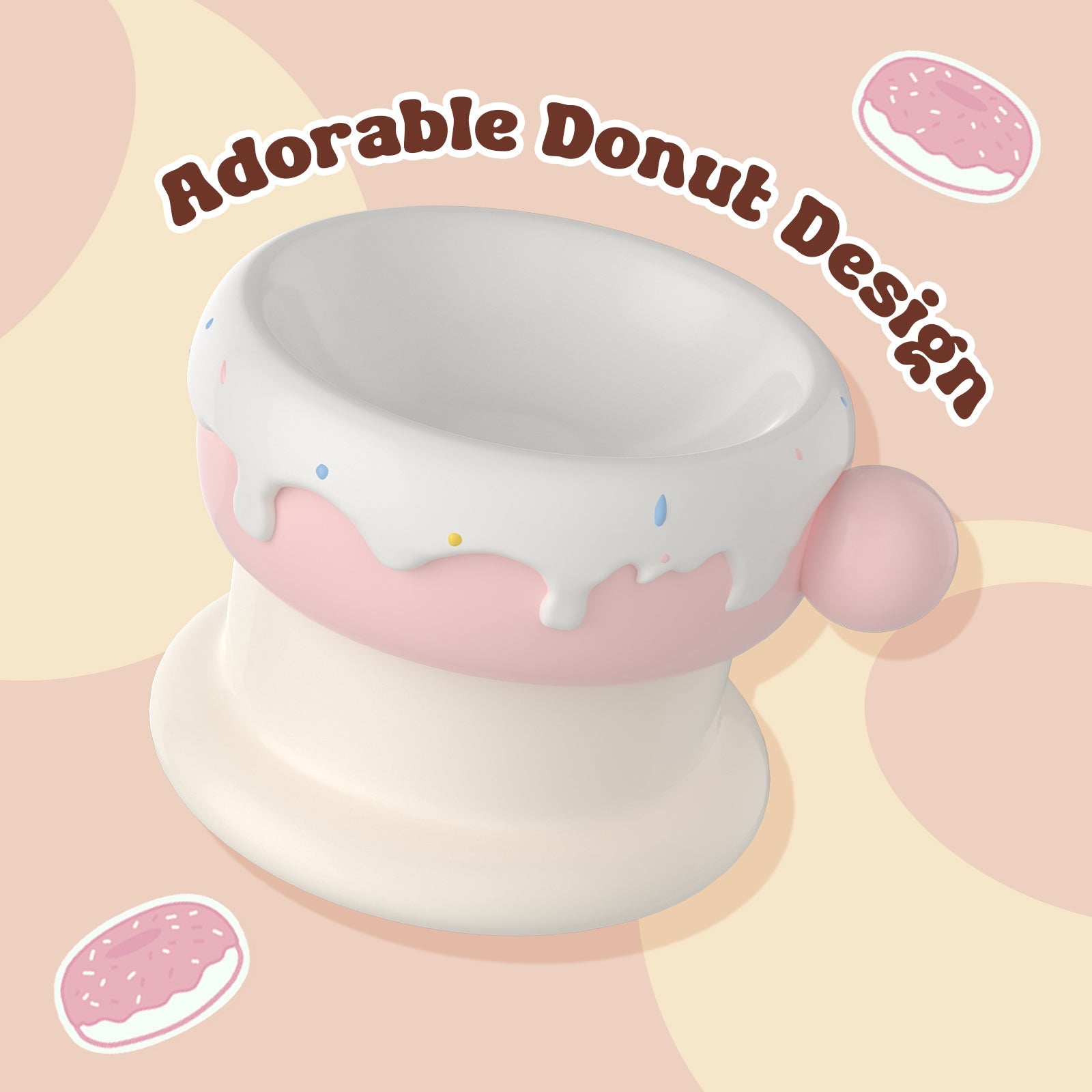 Dailypets Cute Ceramic Cat Bowl Set for Daily Meals