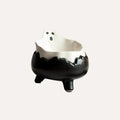 Dailypets Ceramic Cat Bowl Gothic Ghost Pet Food Bowl