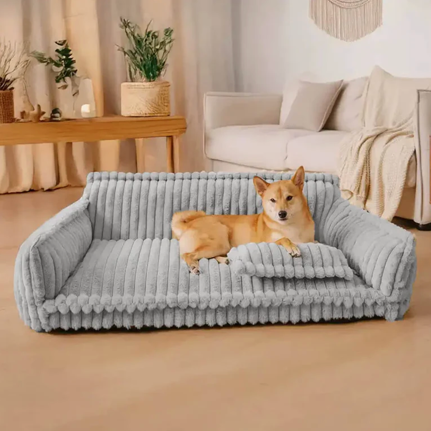 Dailypets Cozy Pet Sofa Bed, Plush Washable Lounge for Dogs