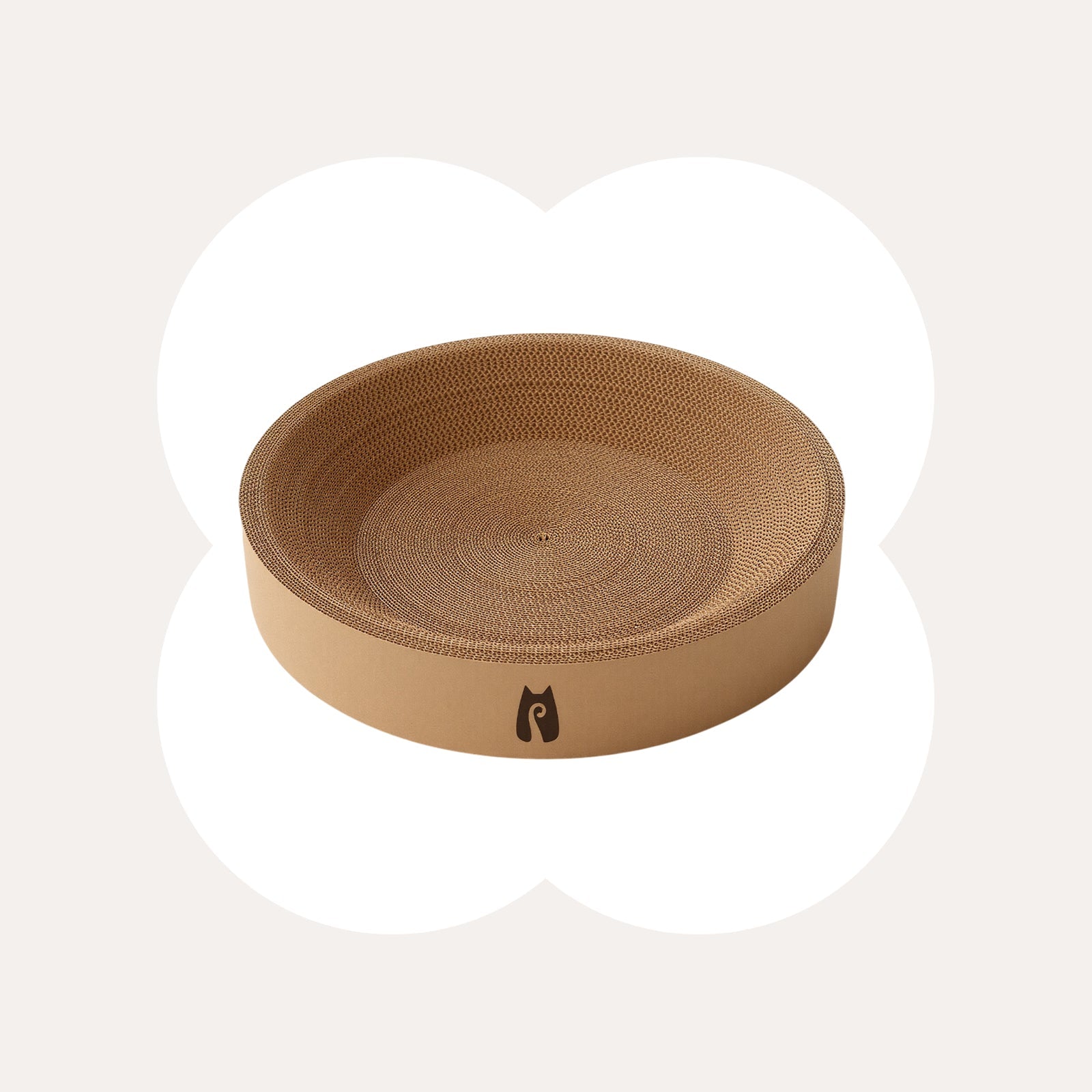 Dailypets Circular Cat Scratching Bed for Indoor Cats