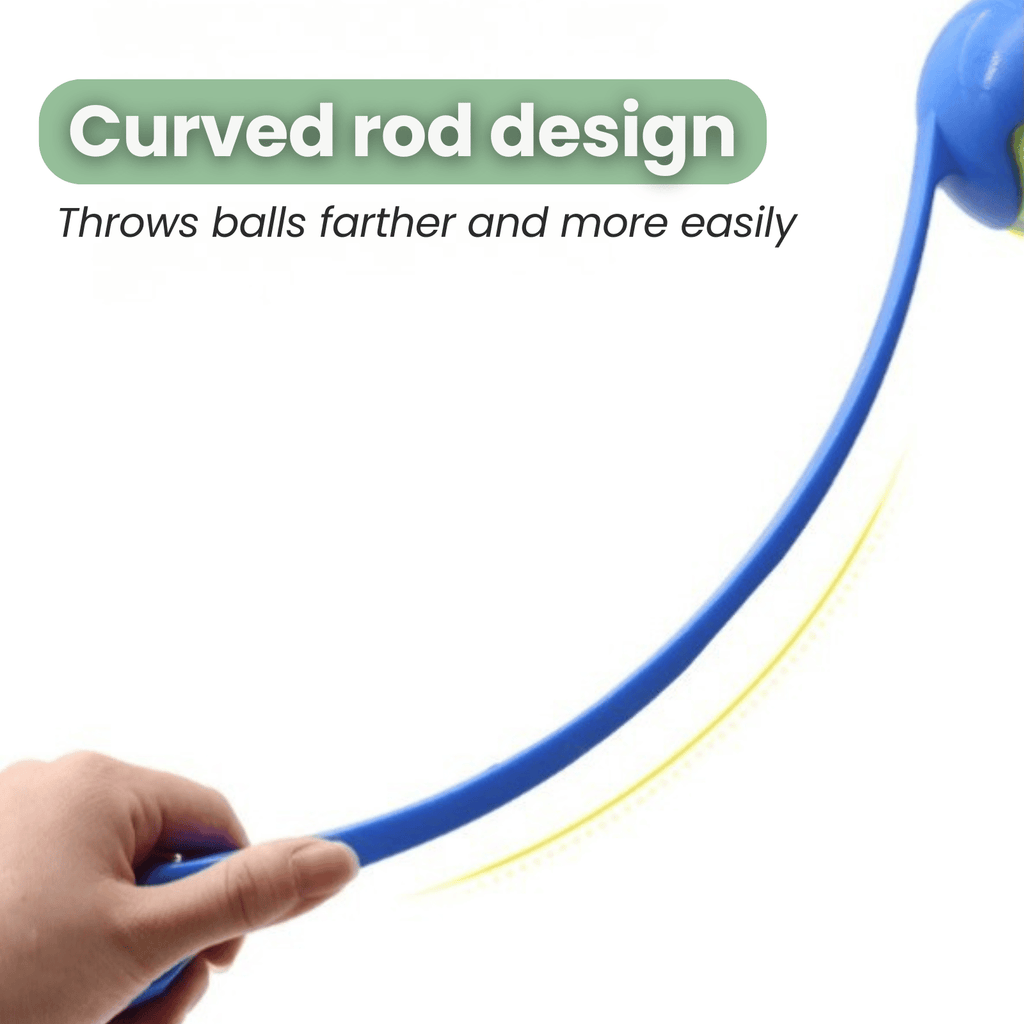 Dailypets Lightweight Tennis Ball Launcher for Pets with Hands-Free Pickup Design