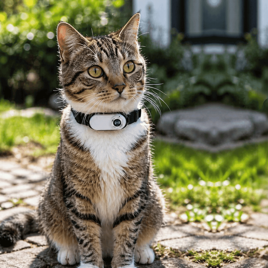 Dailypets Wearable Pet Collar Camera with 1080P Video and Compact Lightweight Design