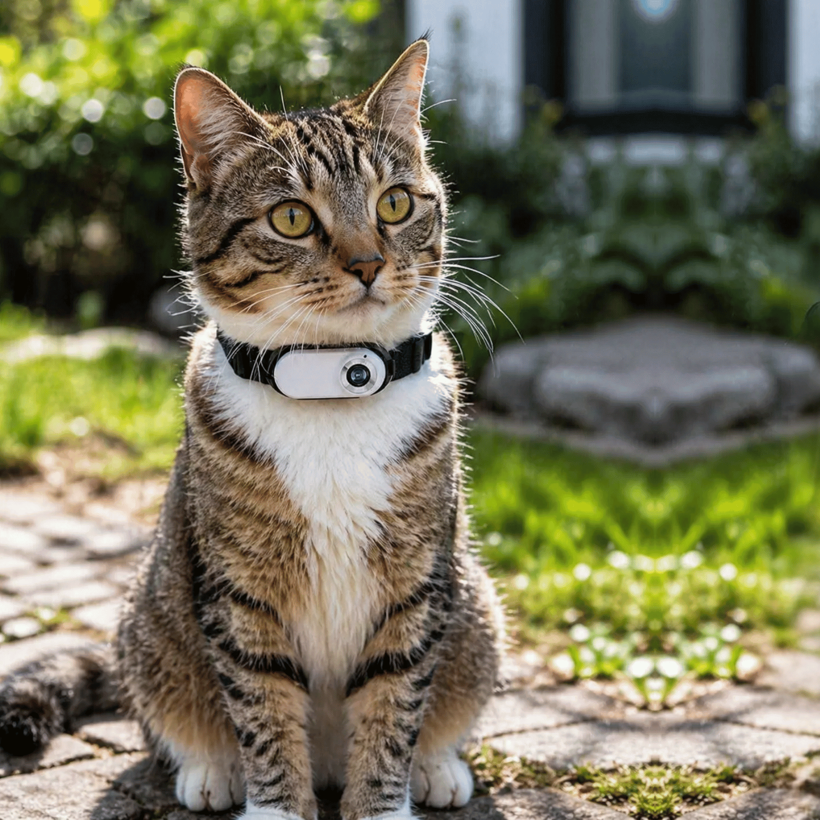 Dailypets Wearable Pet Collar Camera with 1080P Video and Compact Lightweight Design