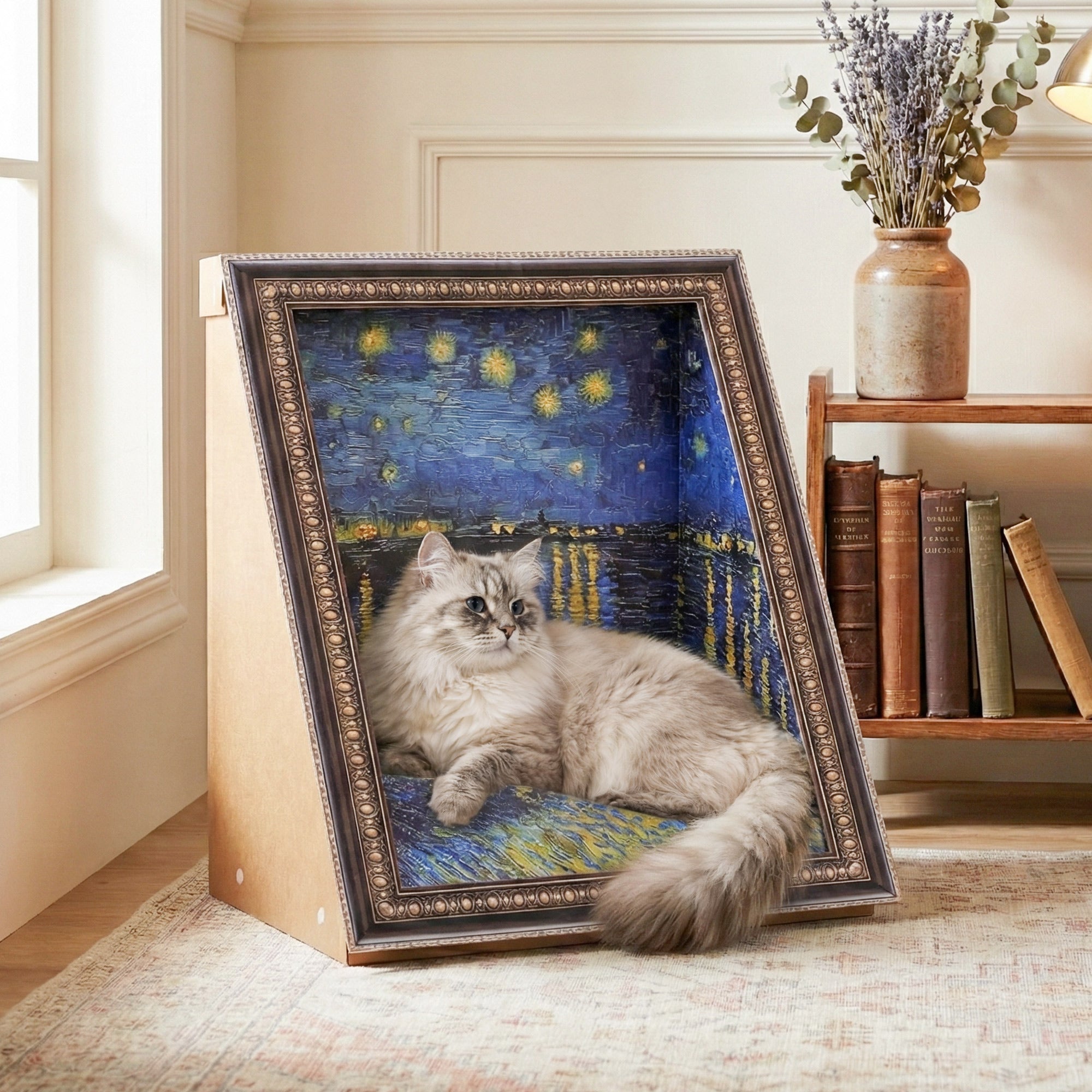 Dailypets Decorative Cat Scratcher with Replaceable Scratch Pad