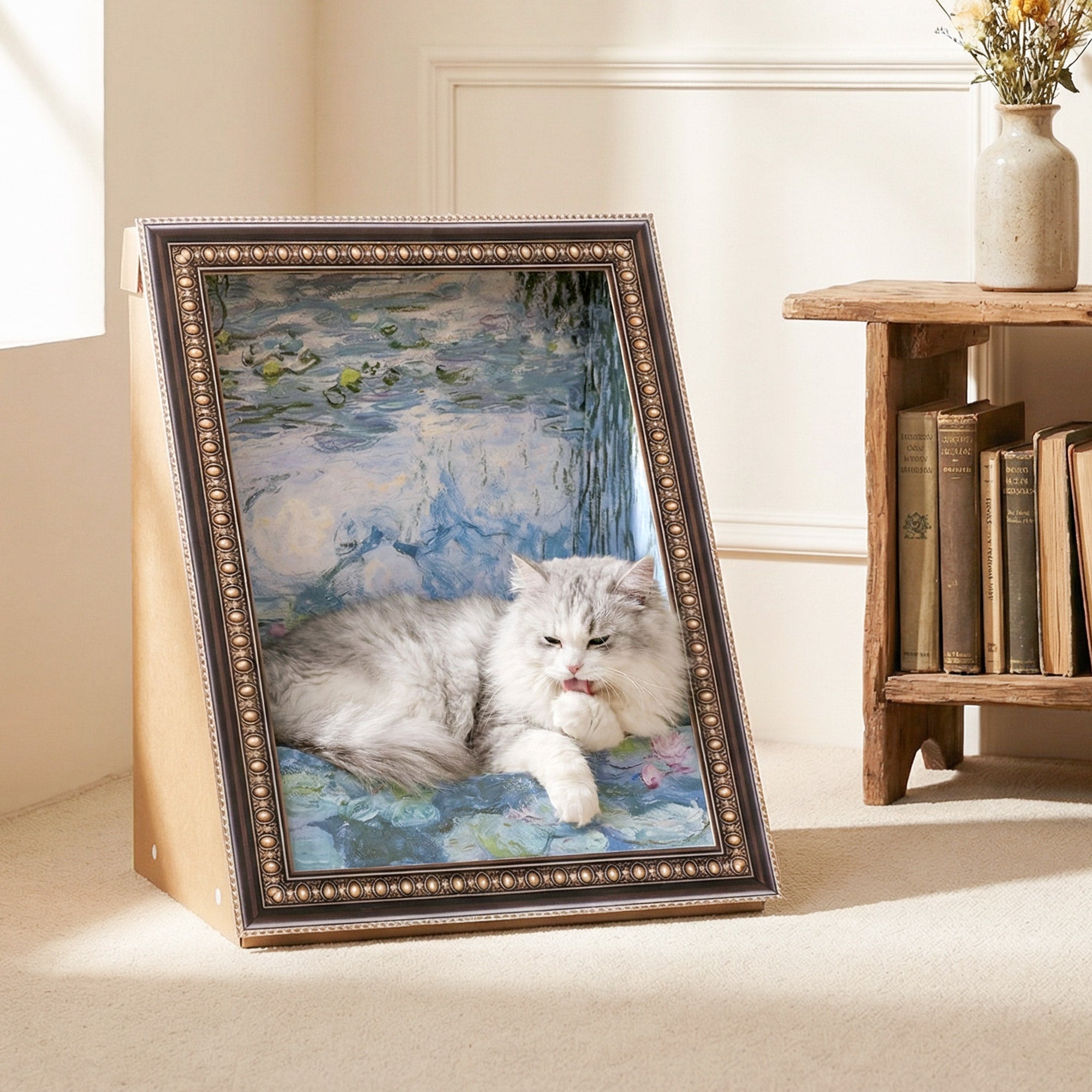 Dailypets Decorative Cat Scratcher with Replaceable Scratch Pad
