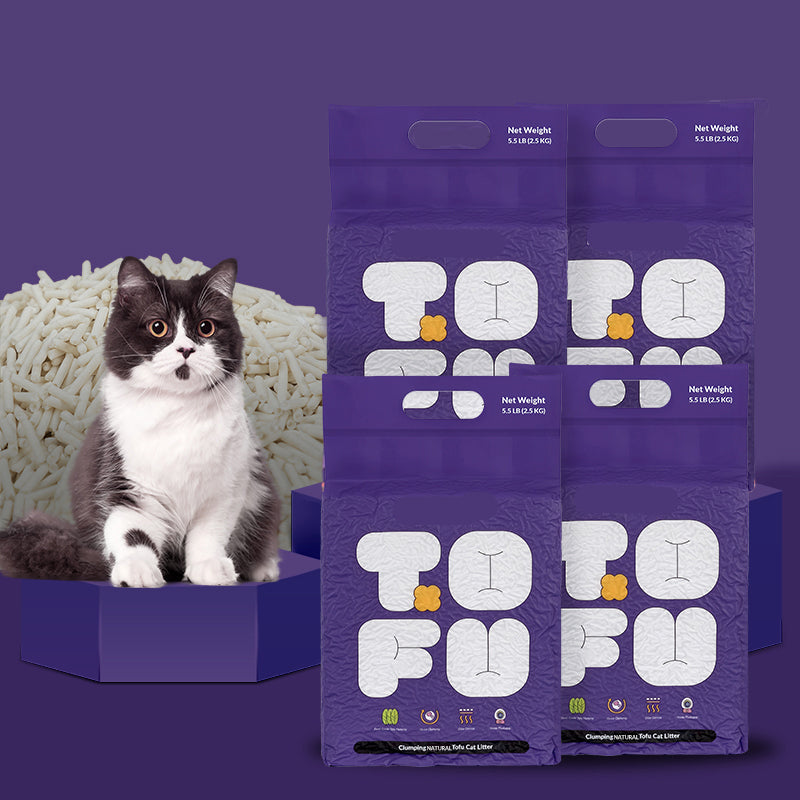 Dailypets Clumping Cat Litter 4 Bags for Odor Management