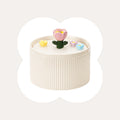 Dailypets Tulip Garden Ceramic Cat Water Fountain 42oz
