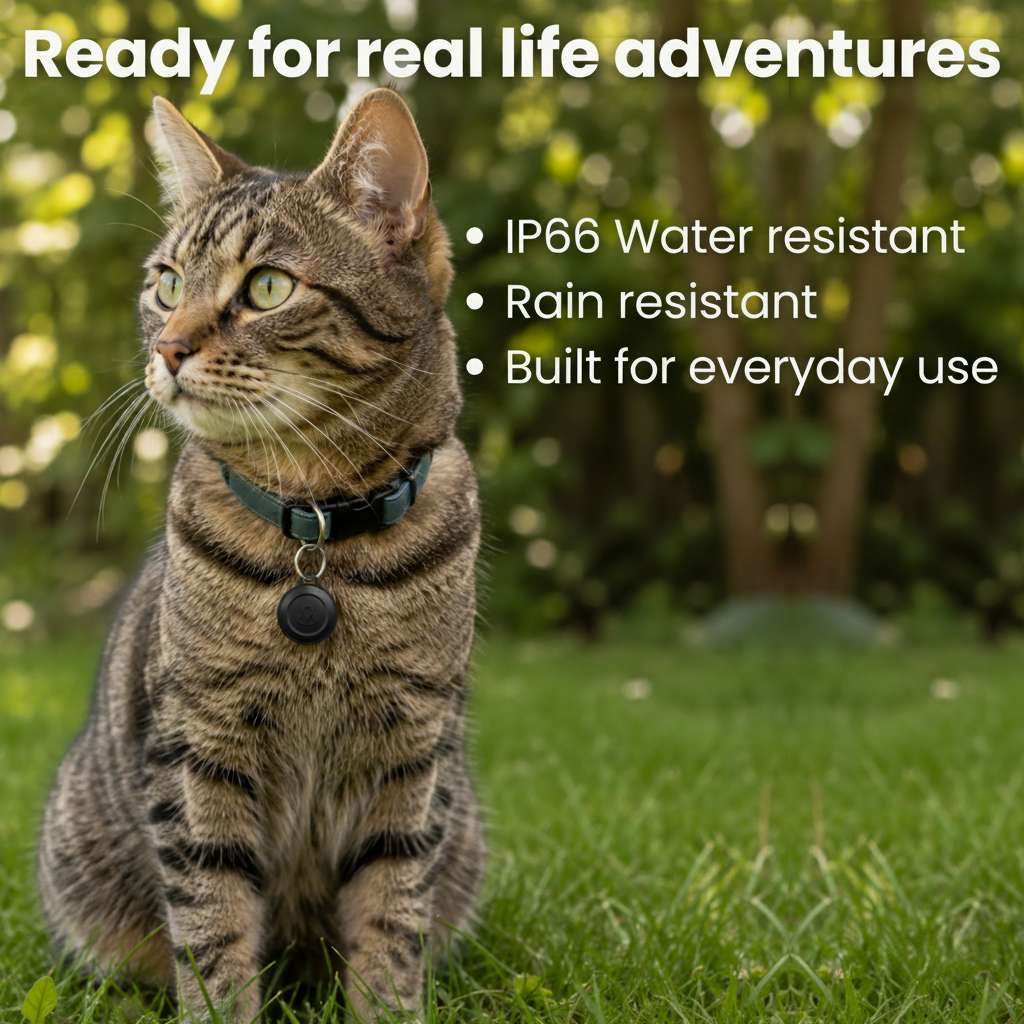 Dailypets Bluetooth Pet Tracking Tag for Apple Devices with Replaceable CR2032 Battery