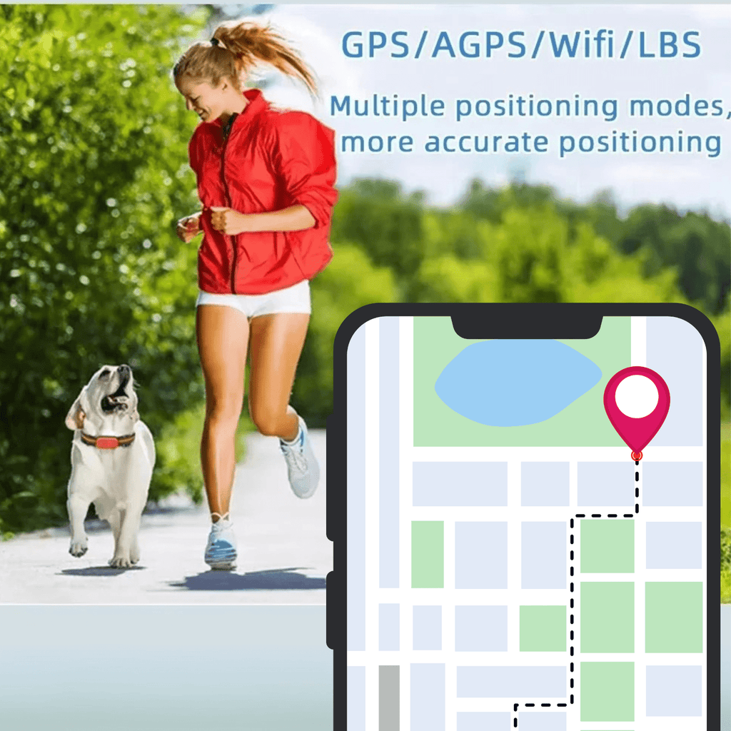 Dailypets 4G GPS Pet Tracker with Two-Way Audio and Worldwide Real-Time Tracking