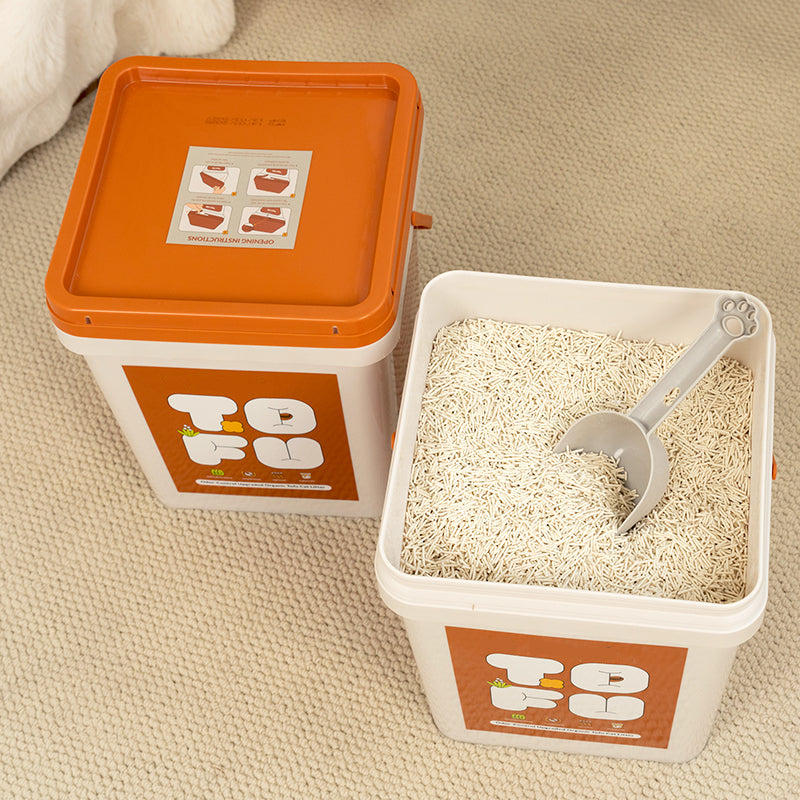 Dailypets Plant-Based Tofu Cat Litter 4 Bags 22lb Set