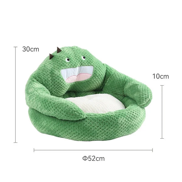 Dailypets Plush Hug Cat Bed – Soft Character Sleeping Nest
