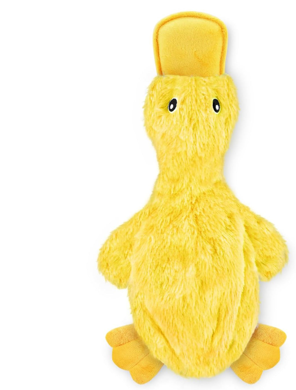 Dailypets Stuffing-Free Duck Dog Toy with Crinkle Sound for Interactive Fetch and Play