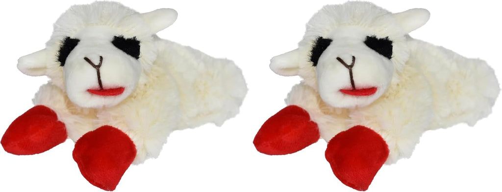 Dailypets Plush Squeaky Lamb Dog Toy for Cuddling, Fetch, and Everyday Play