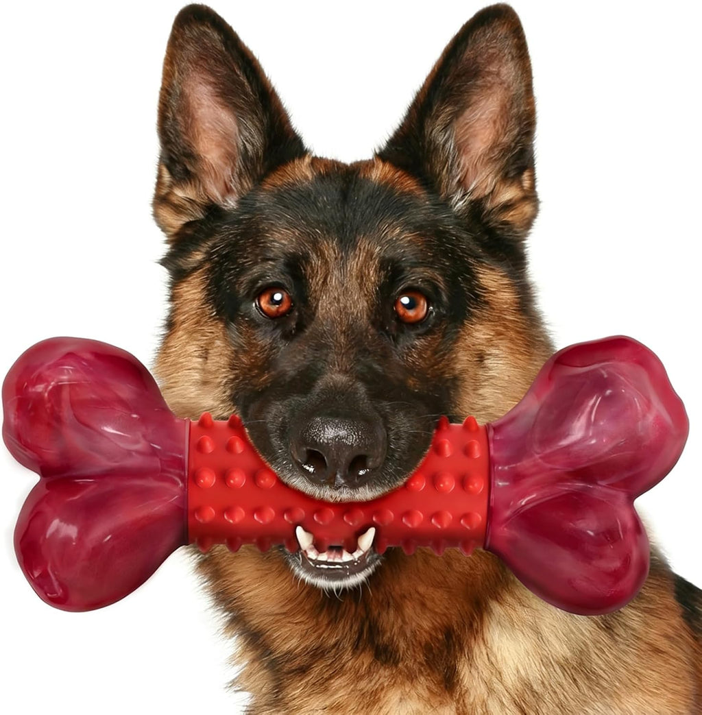 Dailypets Beef Flavored Dog Chew Toy for Medium and Large Dogs with Dual Materials