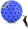 Dailypets Squeaky Dog Chew Ball with Treat Dispensing Texture for Large Breed Dogs