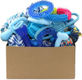 Dailypets 20 Piece Puppy Toy Set with Rope Toys Teething Rings Rubber Chews and Treat Toy