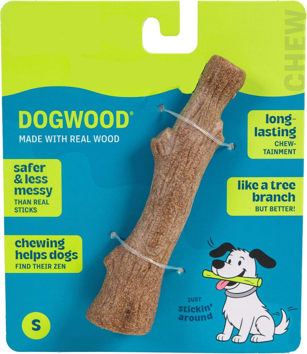 Dailypets Real Wood Blend Dog Chew Toy for Small Moderate Chewers Natural Texture