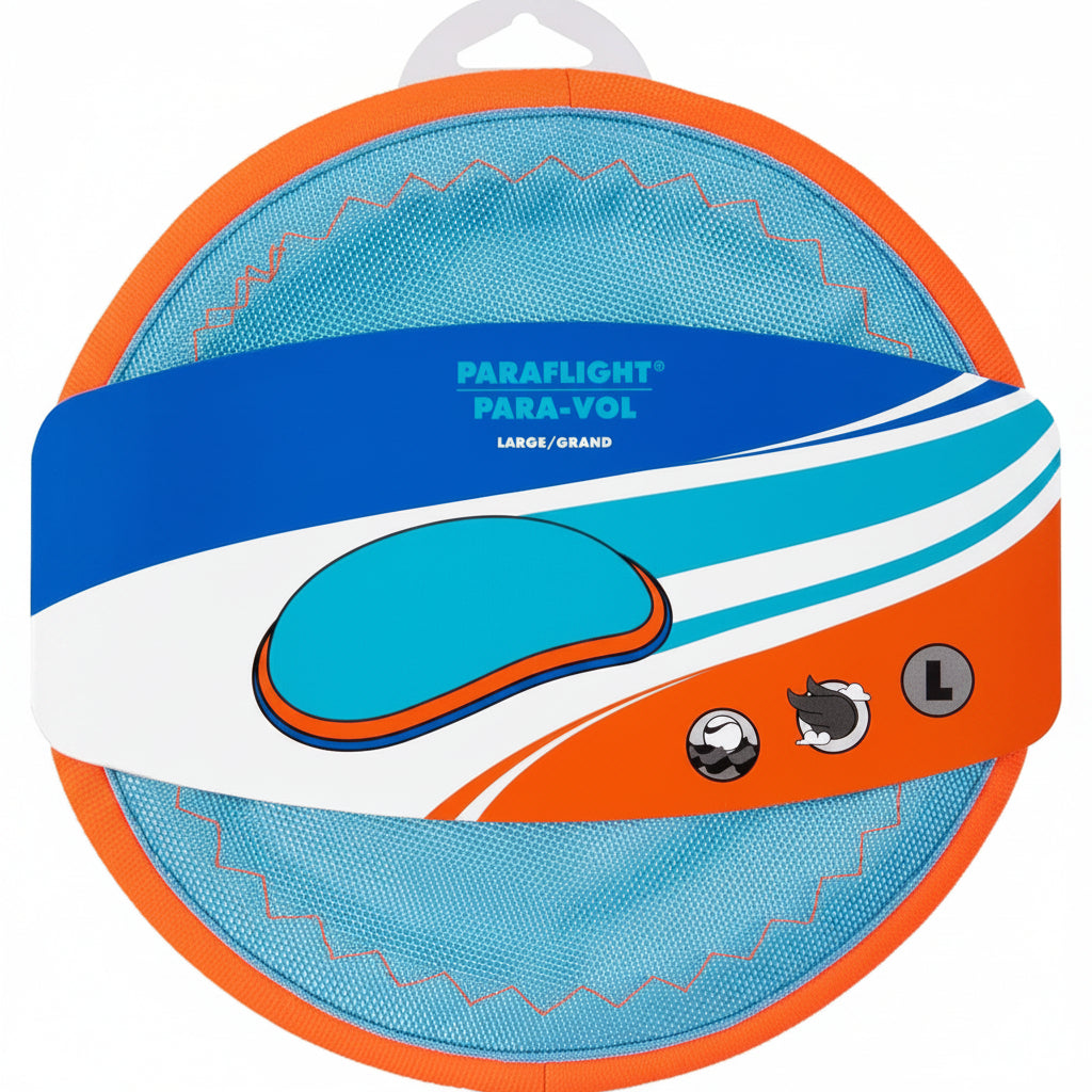 Dailypets Floating Dog Flying Disc with Soft Rubber Edge for Medium and Large Dogs