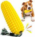 Dailypets Corn Shaped Dog Chew Toy with Squeaker for Small Medium and Large Dogs