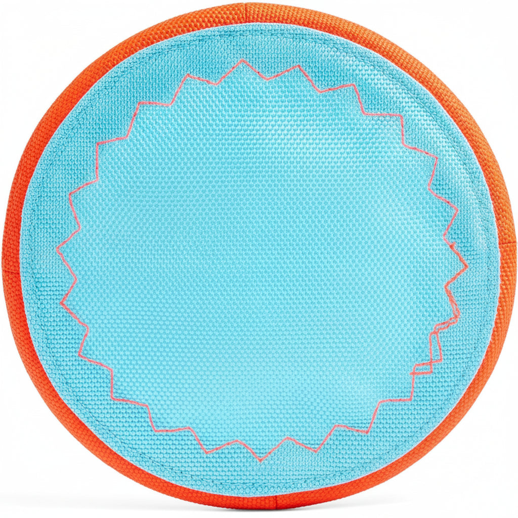 Dailypets Floating Dog Flying Disc with Soft Rubber Edge for Medium and Large Dogs