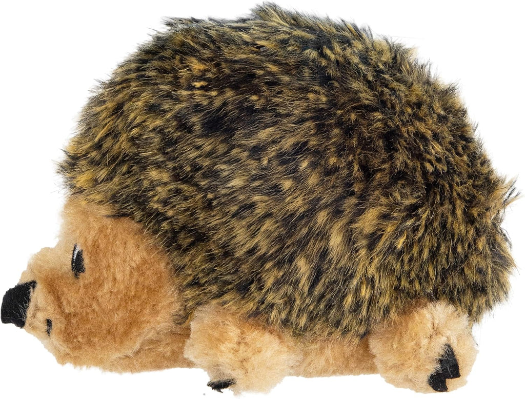 Dailypets Plush Hedgehog Dog Toy with Squeaker and Grunter for Interactive Play