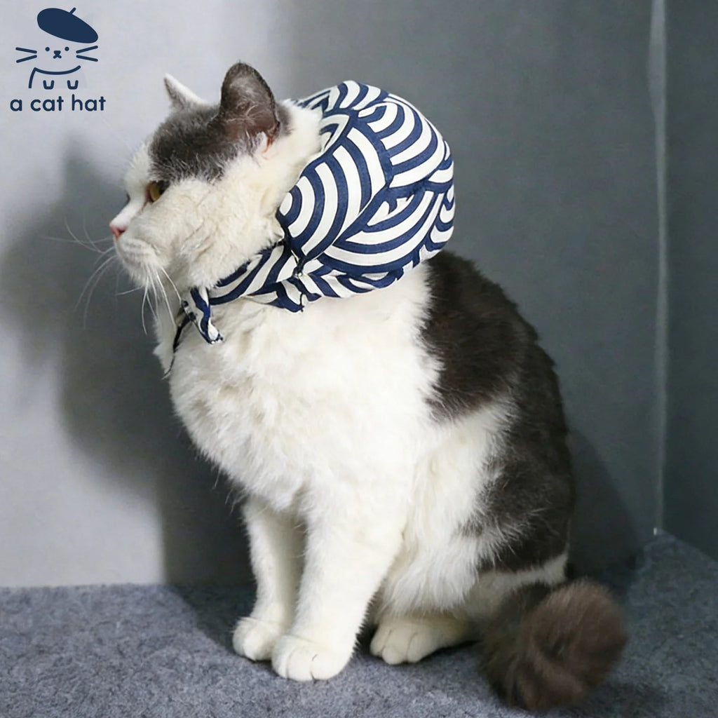 Dailypets Soft Chiffon Cat Scarf with Playful Backpack Detail