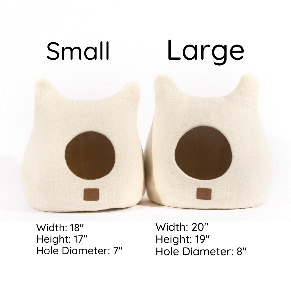 Dailypets Soft Wool Peekaboo Cat Pod