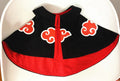 Dailypets Black Cat Cape with Red Cloud Design for Photo Sessions
