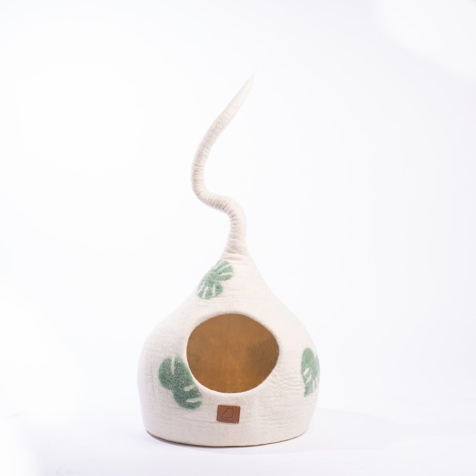 Dailypets Soft Felted Cat Cave Bed for Rest & Enrichment