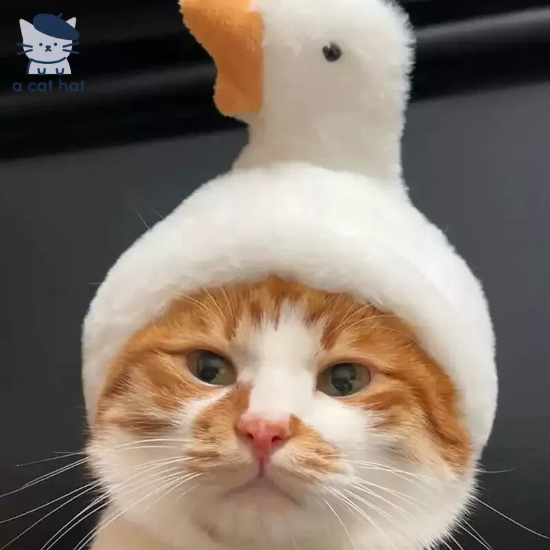 Dailypets Plush Animal Cat Hat for Parties and Memorable Photos