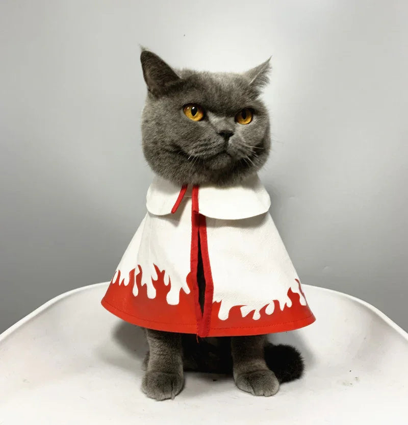 Dailypets Lightweight Anime Cat Cape for Indoor Cats and Special Occasions