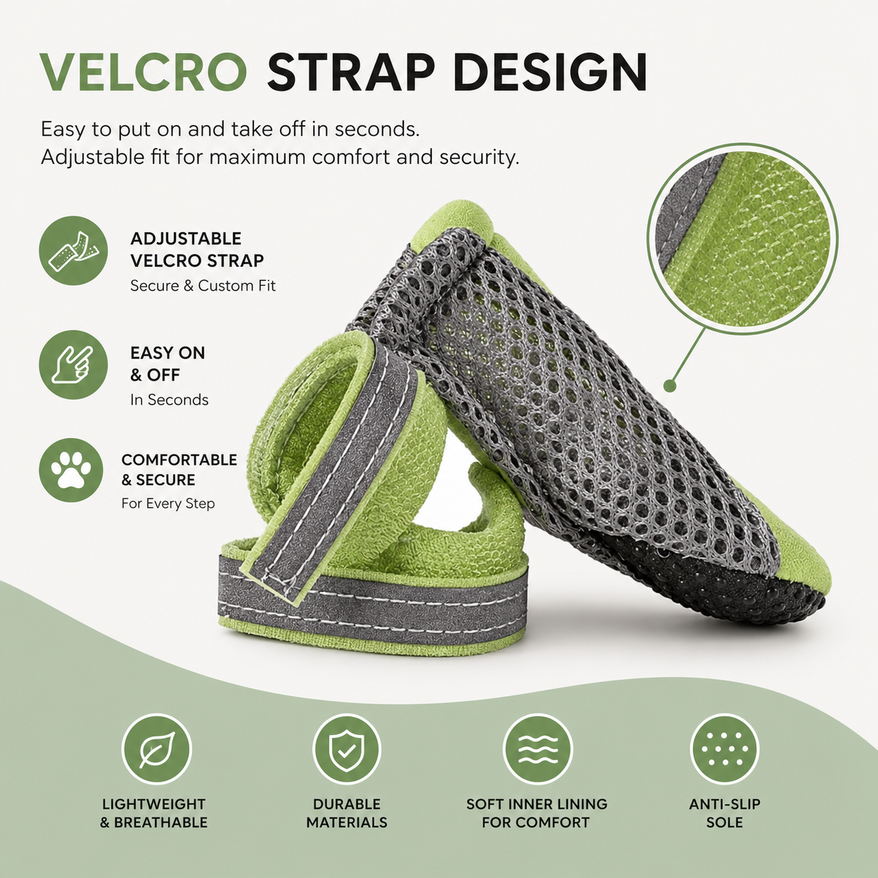 Dailypets Waterproof Dog Boots with Breathable Mesh and Non-Slip Rubber Soles