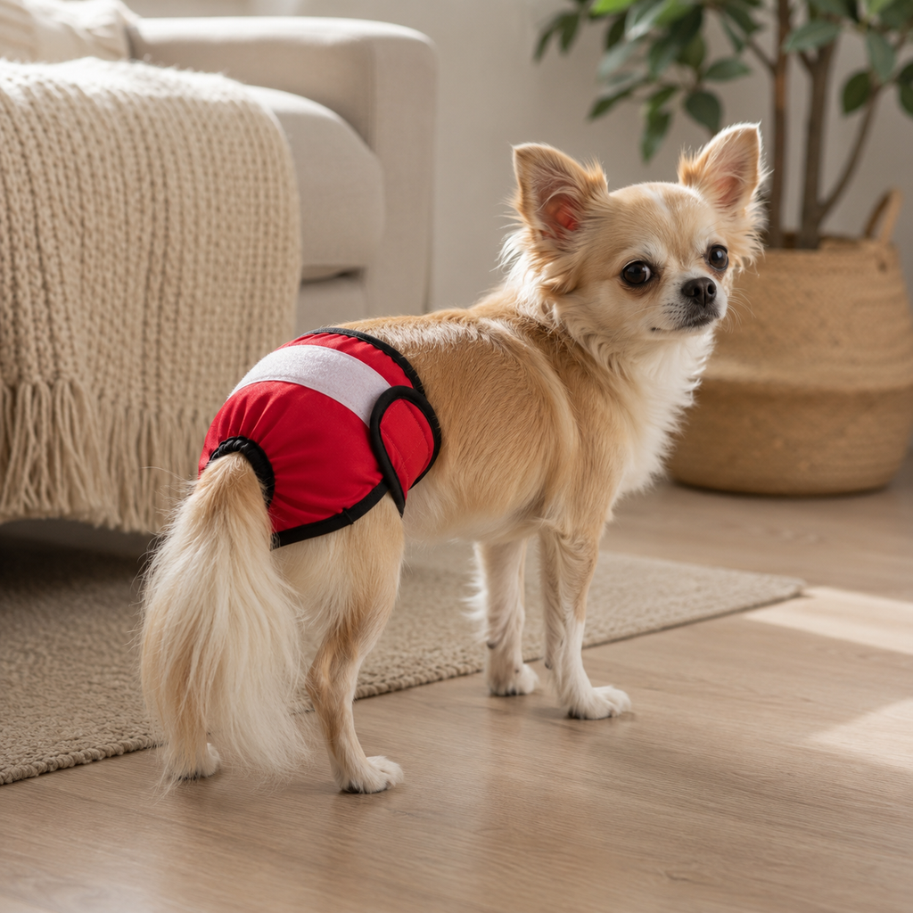 Dailypets Washable Pet Diaper with Soft Absorbent Layer for Female Dogs and Cats