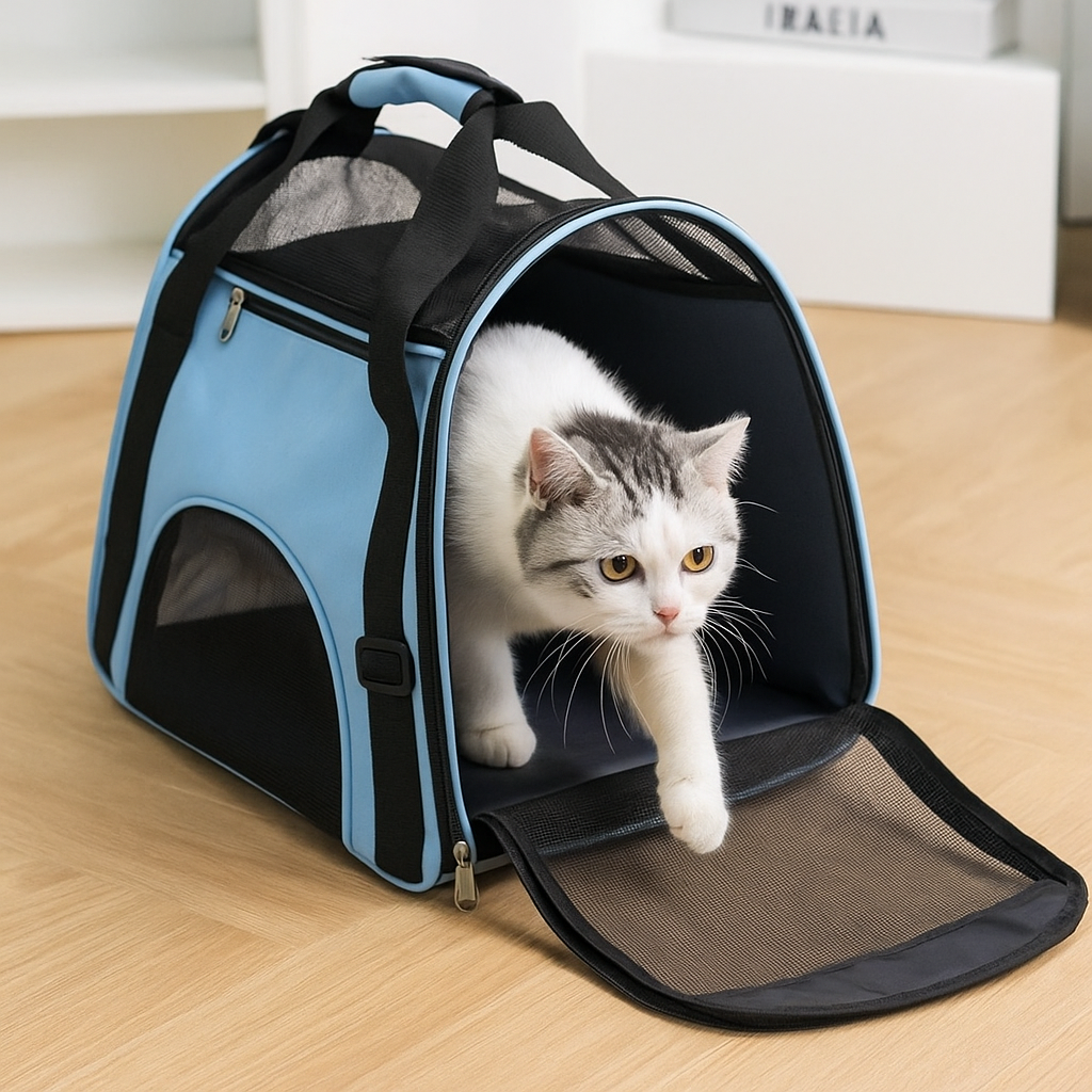 Dailypets Soft Pet Travel Carrier with Breathable Mesh Panels for Comfortable Journeys