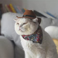Dailypets Western-Style Cat Bandana for Indoor Cats and Special Occasions