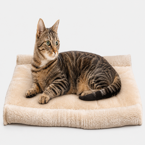 Dailypets 2-in-1 Pet Bed, Plush Cat Mat with Cozy Tunnel Design